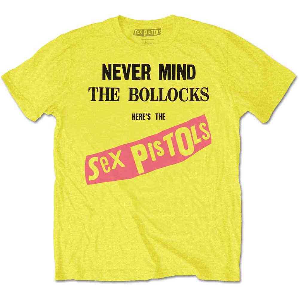 Sex Pistols - NMTB Original Album T-shirt Homme - Jaune